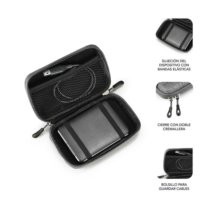 Husă Hard Disk Subblim SUBHDDHBC002 Gri