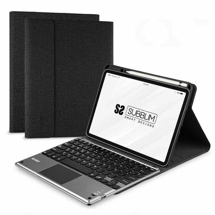 Husă pentru Tabletă și Tastatură Subblim Funda con Teclado Retroiluminado KEYTAB Pro BL BT Touchpad Ipad Pro 11 2020 Black iPad