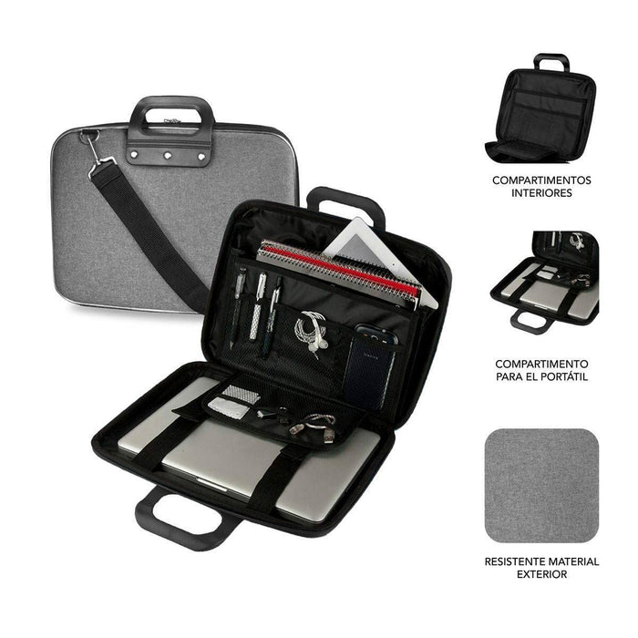 Servietă pentru Laptop Subblim Maletín semirrígido Poliéster reforzado 13,3" Gris EVA