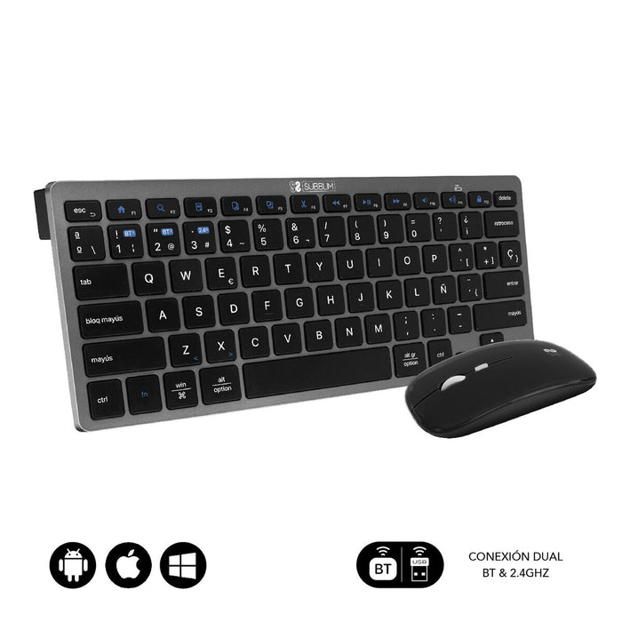 Tastatură Subblim SUBKBC-OCO020 Gri
