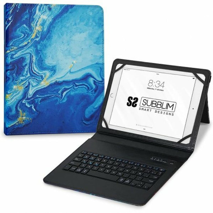 Husă pentru Tabletă și Tastatură Subblim SUBKT5-BTTB01 Albastru macOS