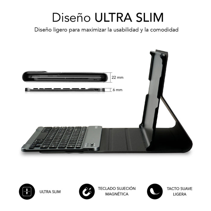 Husă pentru Tabletă și Tastatură Subblim LENOVO TAB M10 PLUS 3ª GEN Negru 10,6"