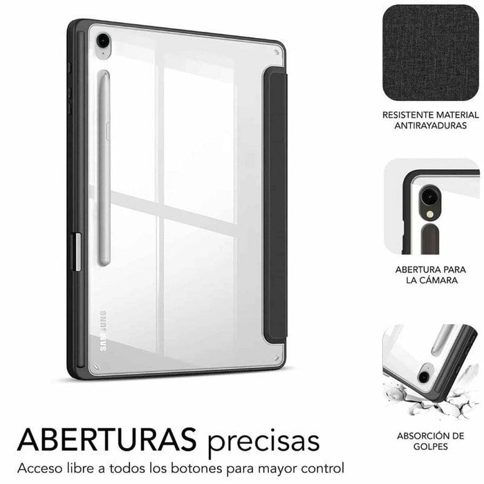 Husă pentru Tabletă Subblim Samsung S9/ S9 FE Negru
