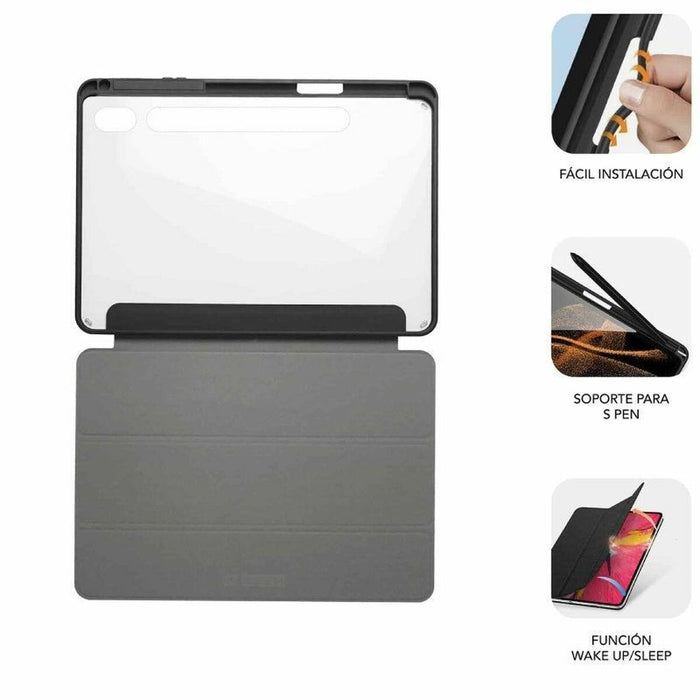 Husă pentru Tabletă Subblim Samsung S9/ S9 FE Negru