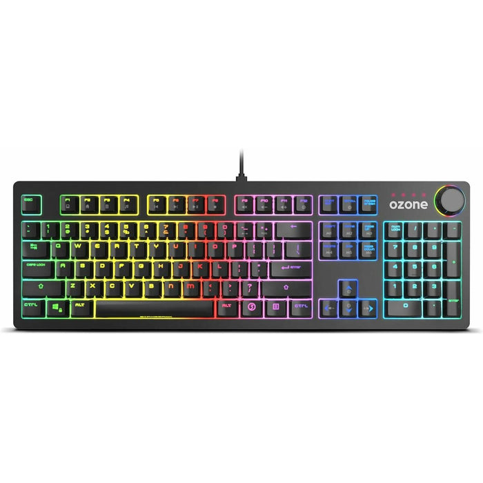 Tastatură Gaming OZONE Qwerty Spaniolă Negru