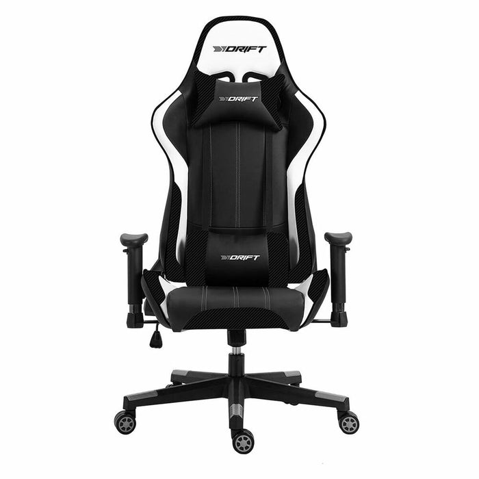 Scaun Gaming DRIFT DR175CARBON Alb Negru Negru/Alb