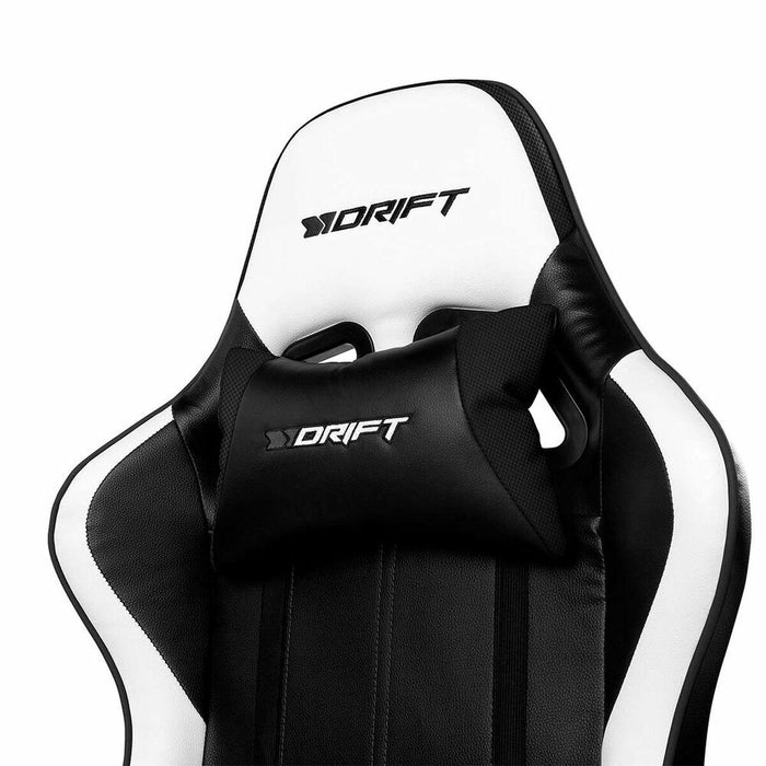 Scaun Gaming DRIFT DR175CARBON Alb Negru Negru/Alb