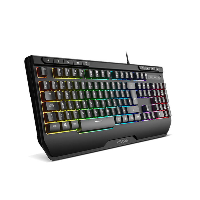 Tastatură și Mouse Krom Kenya Negru Multicolor