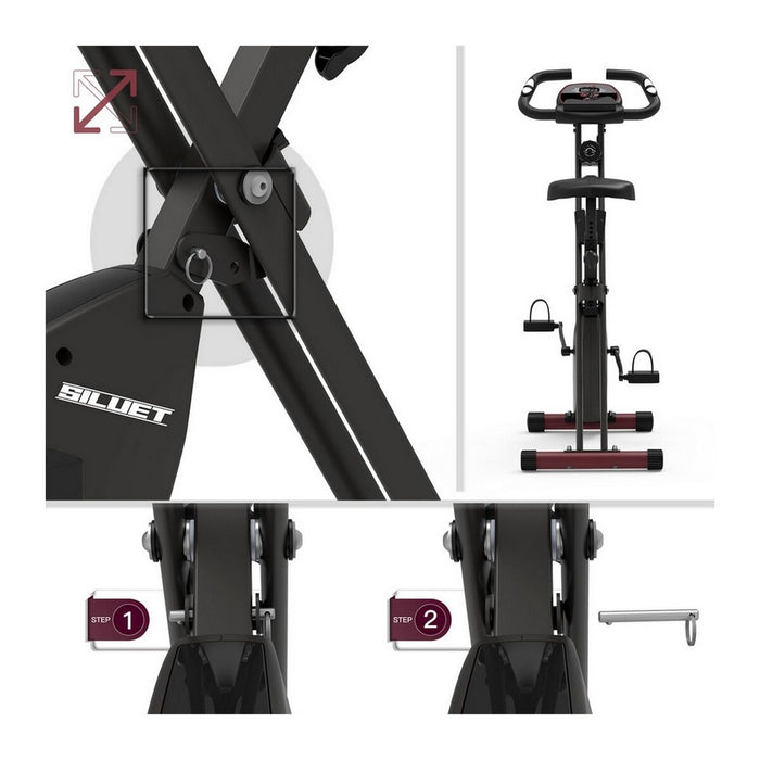 Bicicletă staționară Siluet Fitness FOLDABLE BIKE BX2-3S