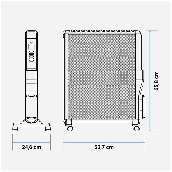 Radiator Universal Blue 4020B UCRM9004 Negru 2000 W