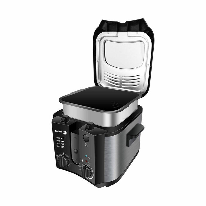 Friteuză FAGOR FGEC200 Negru Gri 1600 W