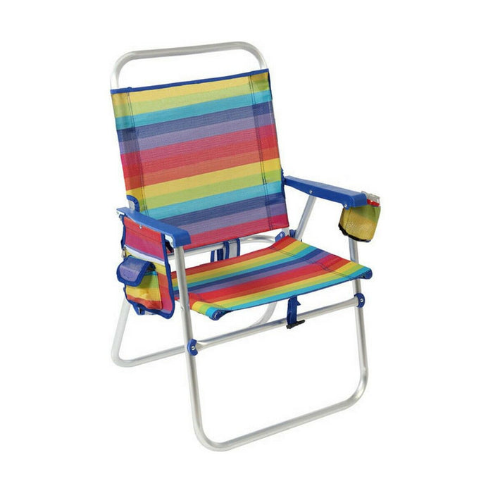 Scaun de plajă Textiline Multicolor