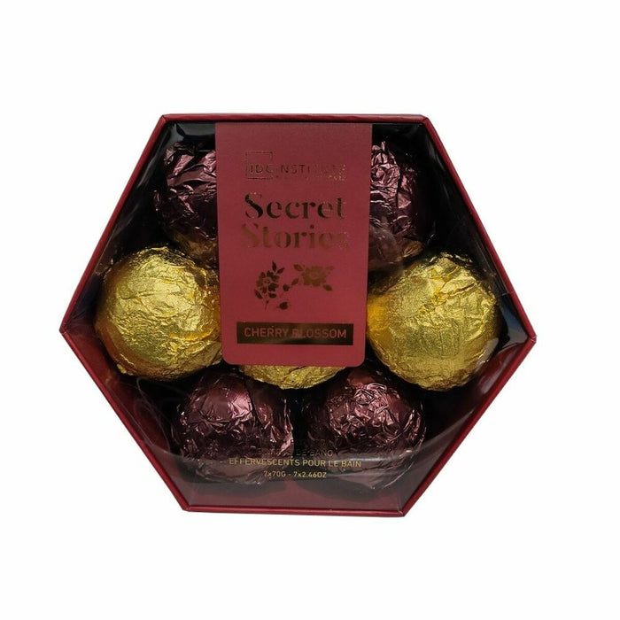 Pompă de Baie IDC Institute Secret Stories Floare de cireș (7 x 70 g)