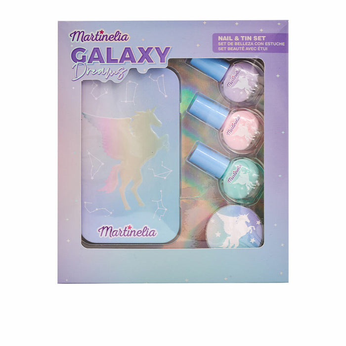 Set de Machiaj pentru Copii Martinelia Galaxy Dreams Nails Tin Box 5 Piese (5 Unități)