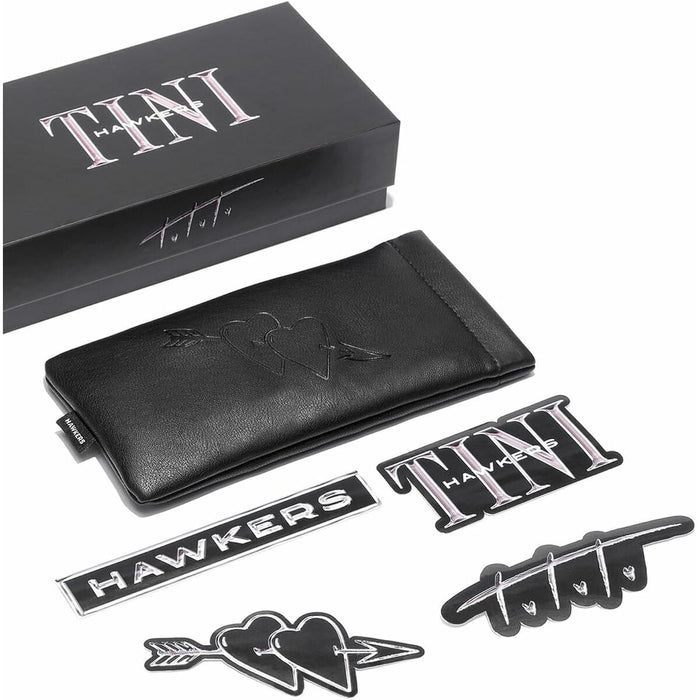 Ochelari de Soare Damă Hawkers X Tini Argenta ø 59 mm Negru