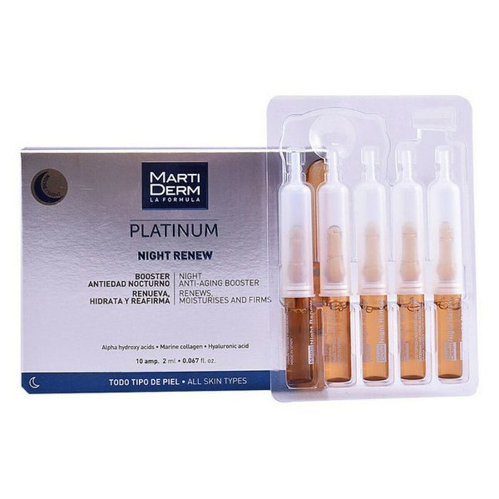 Fiole Martiderm Platinum Night Renew