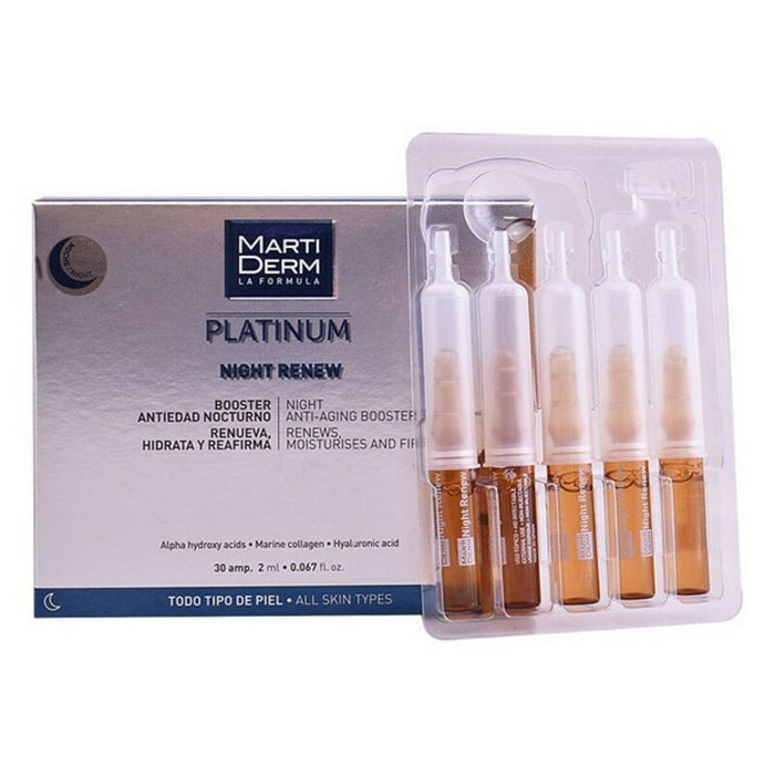 Fiole Martiderm Platinum Night Renew