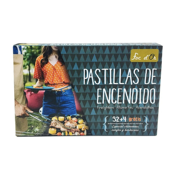 Pastile de aprins focul Foc d'Or 32 Unități