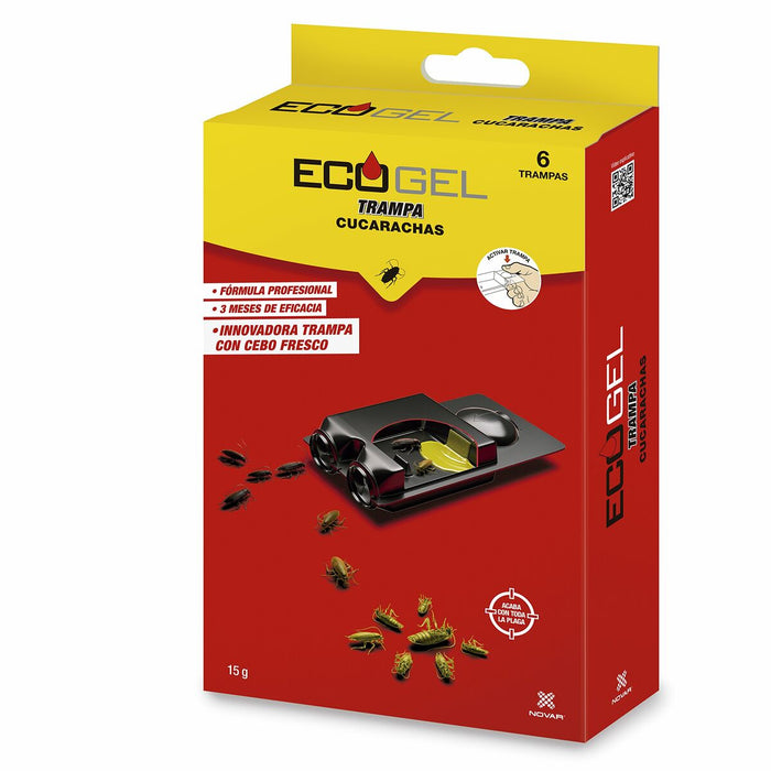 Capcana Novar Ecogel 6 Piese Gândaci de bucătărie 15 g