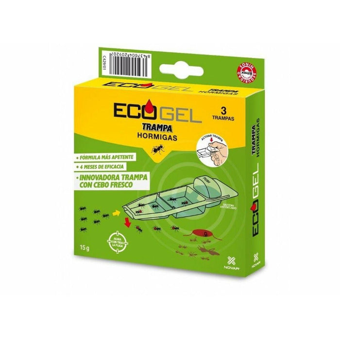 Insecticde Novar Ecogel 3 Piese Furnici Capcana 15 g
