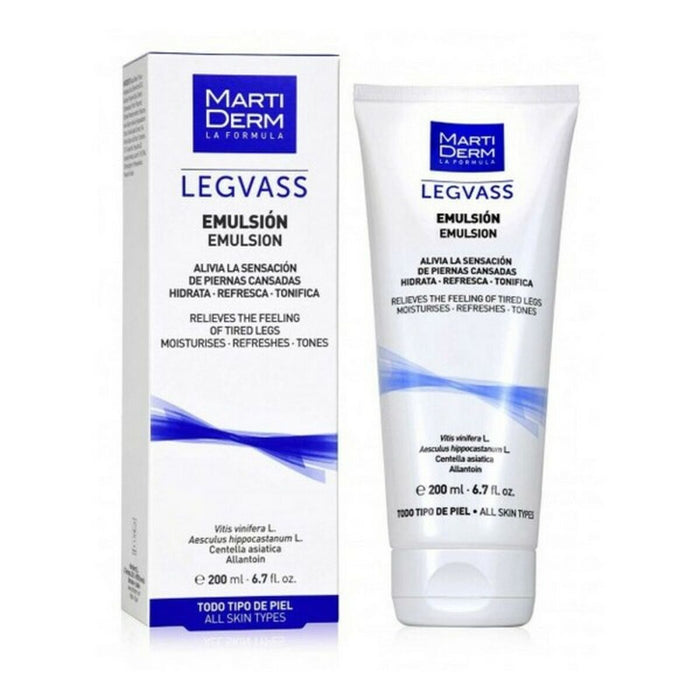 Loțiune de Corp Picioare Obosite Legvass Martiderm Legvass Hidrodescans (200 ml)