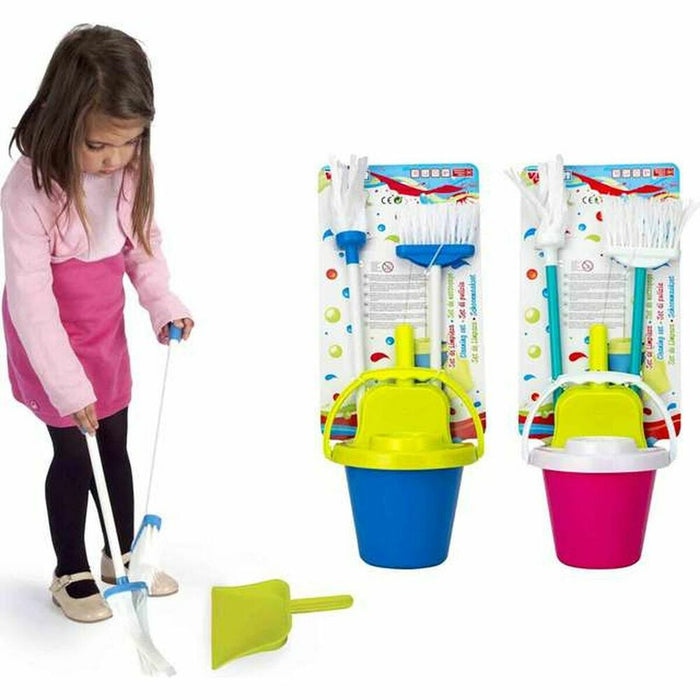 Kit de curățare et de depozitare Cleaning Home 16 Cub Mătură Făraș Mop