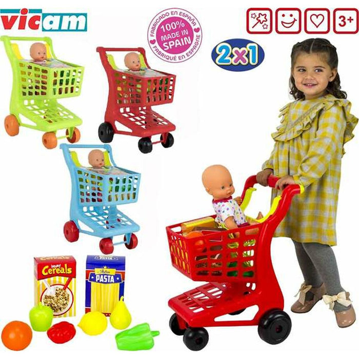 Cărucior de cumpărături Accesorii Figurină Jucărie