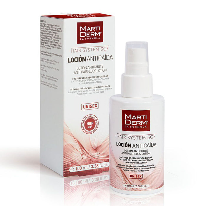 Loțiune Capilară Anti-cădere Martiderm Hair System 3GF 100 ml