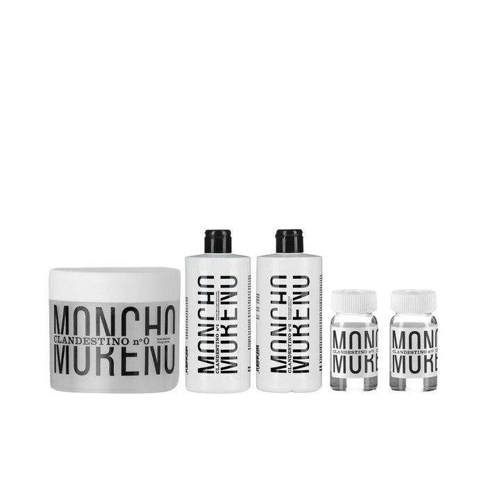 Set Coafor Unisex Moncho Moreno TRATAMIENTO CLANDESTINO Hidratare profundă 7 Piese