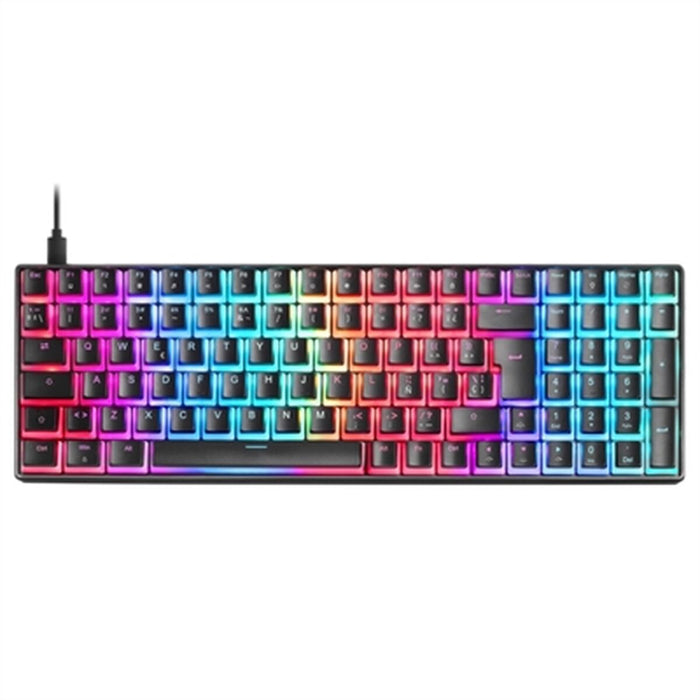 Tastatură Mars Gaming MKULTRABES Negru Qwerty Spaniolă