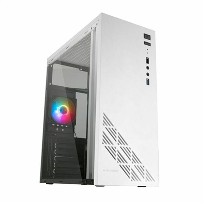 Unitate Semi-tower ATX Mars Gaming MC100W ATX LED RGB Alb