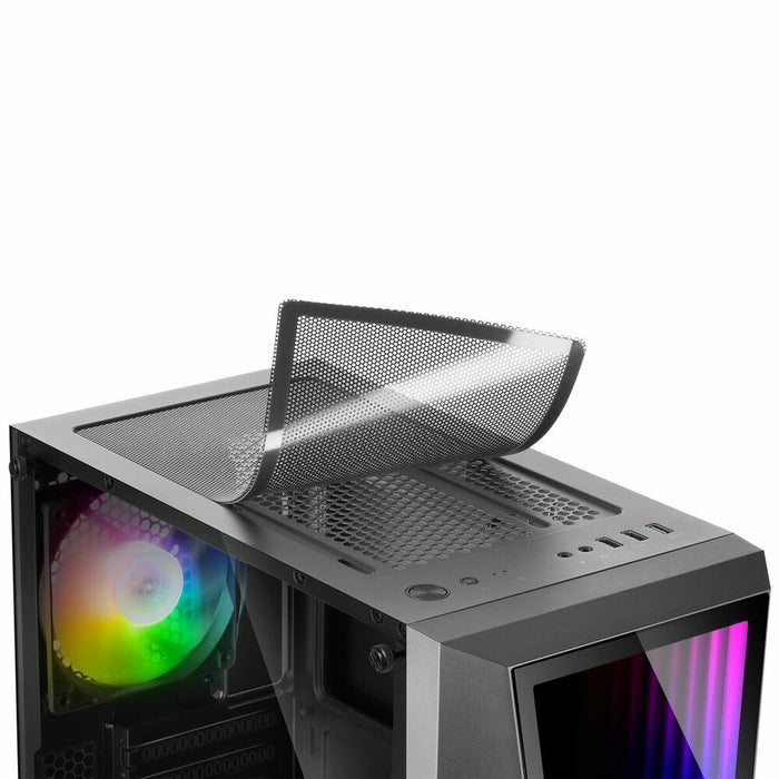 Unitate Semi-tower ATX Mars Gaming MC777 LED RGB Negru