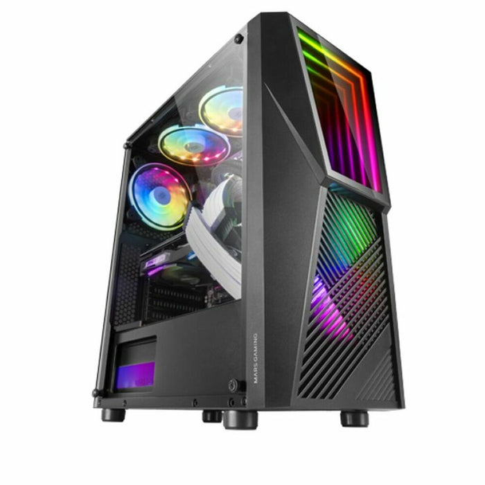 Unitate Semi-tower ATX Mars Gaming MC777 LED RGB Negru