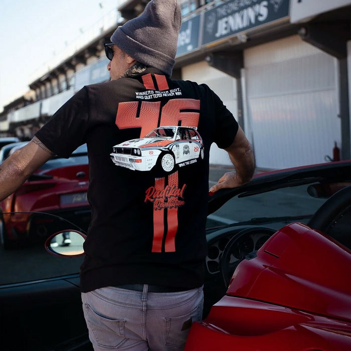Tricou cu Mânecă Scurtă Bărbați RADIKAL WINNERS NEVER QUIT Negru S