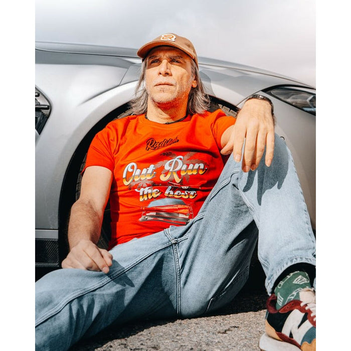 Tricou cu Mânecă Scurtă Bărbați RADIKAL OUT RUN Roșu XL