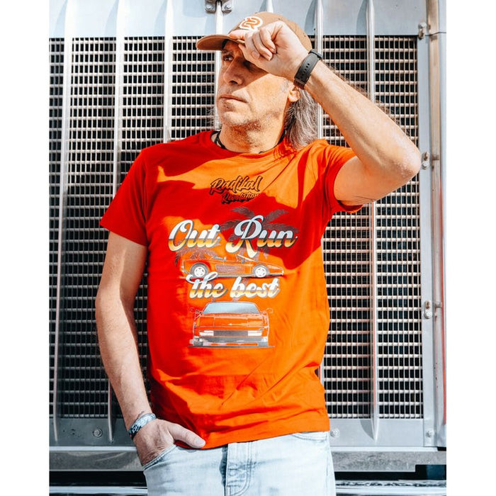 Tricou cu Mânecă Scurtă Bărbați RADIKAL OUT RUN Roșu XXXL