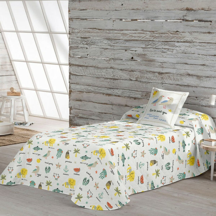 Cuvertură (de pat) Popcorn Biel 200 x 260 cm