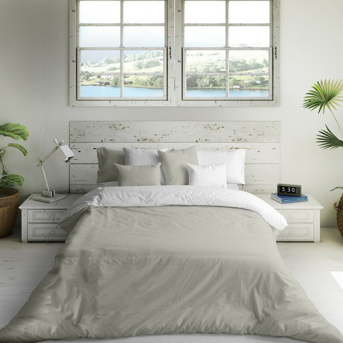 Husă de pilotă Naturals FUNDA NORDICA BICOLOR REVERSIBLE Reversibil/ă Bej Gri Pat 180 Pat 180/190 1 Piese 260 x 220 cm