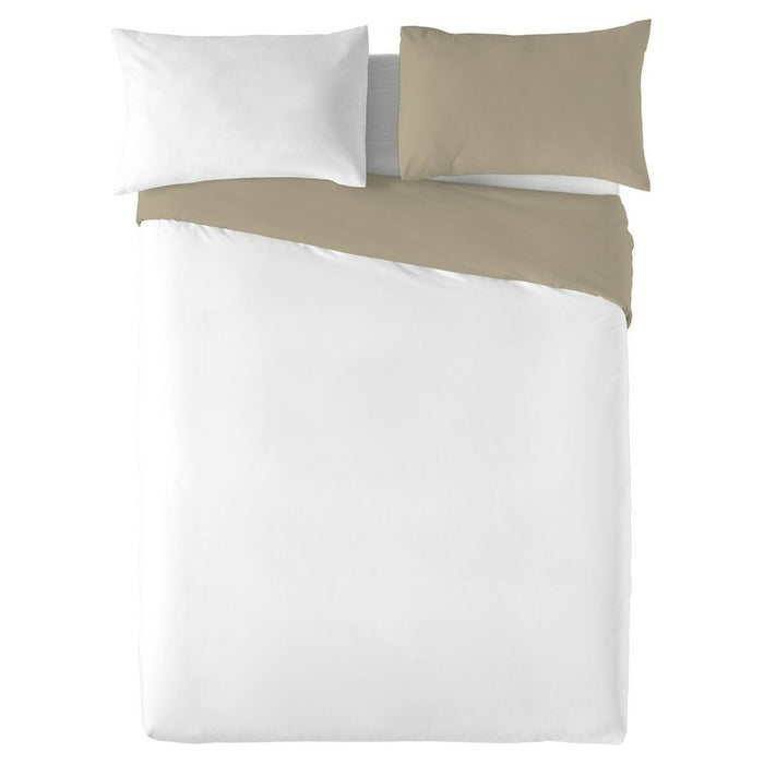 Capac nordic Naturals FUNDA NORDICA BICOLOR REVERSIBLE Reversibil/ă Bej Alb Pat 105 Pat 105/110 (180 x 270 cm)