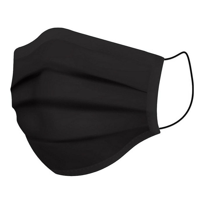 Mască igienică de pânză reutilizabilă Negru Adult