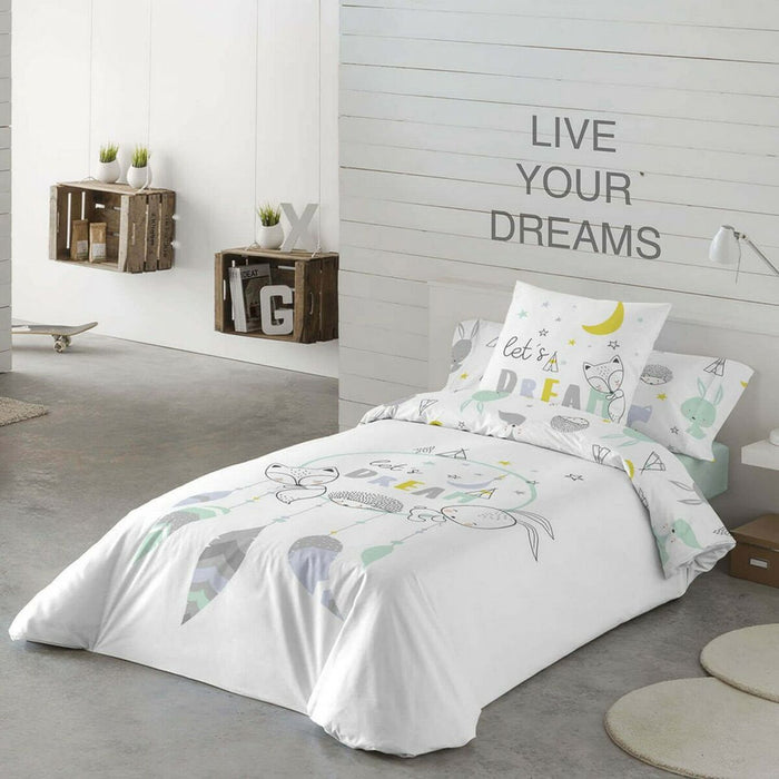 Husă de pilotă Cool Kids Let'S Dream Reversibil/ă Pat 80/90 150 x 220 cm