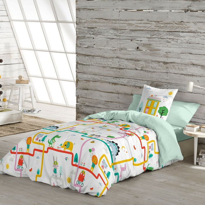Capac nordic Lemon Ribbon Traffic Pat 105/110 (180 x 220 cm)