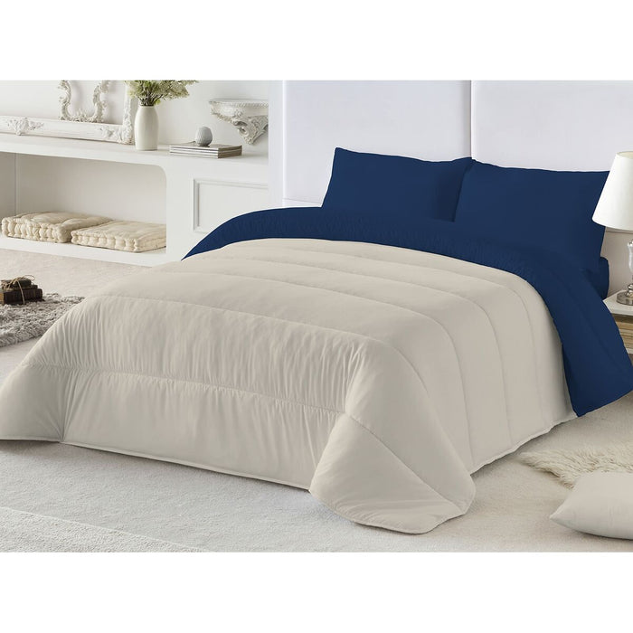 Material de umplutură nordic Naturals   Albastru Piatră 300 gsm 180 x 260 cm (Pat 90) (1 Piese)