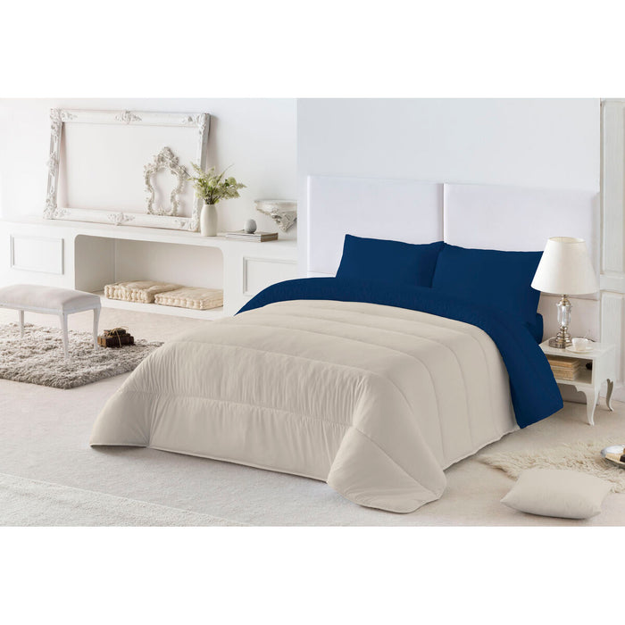 Material de umplutură nordic Naturals Colors 300 gsm Albastru Piatră (240 x 260 cm) (Pat 135/150)