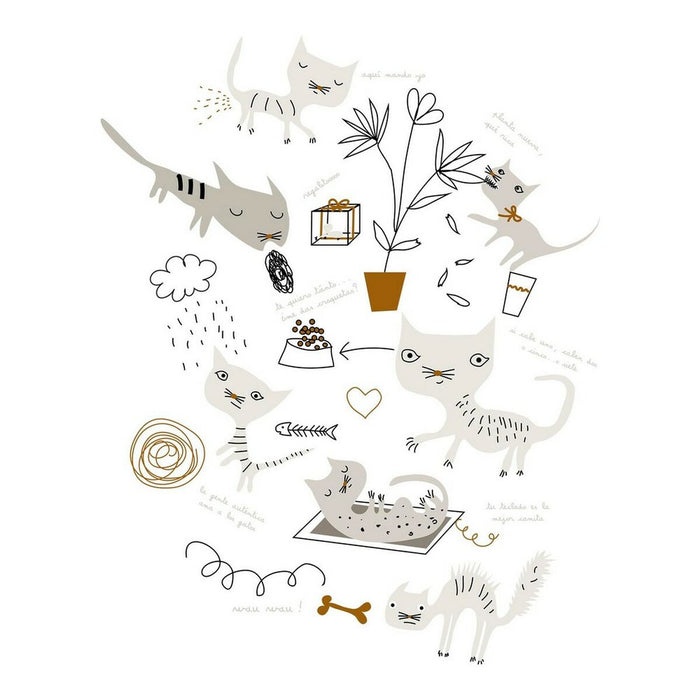 Foaie de sus Panzup Cats 1 230 x 270 cm