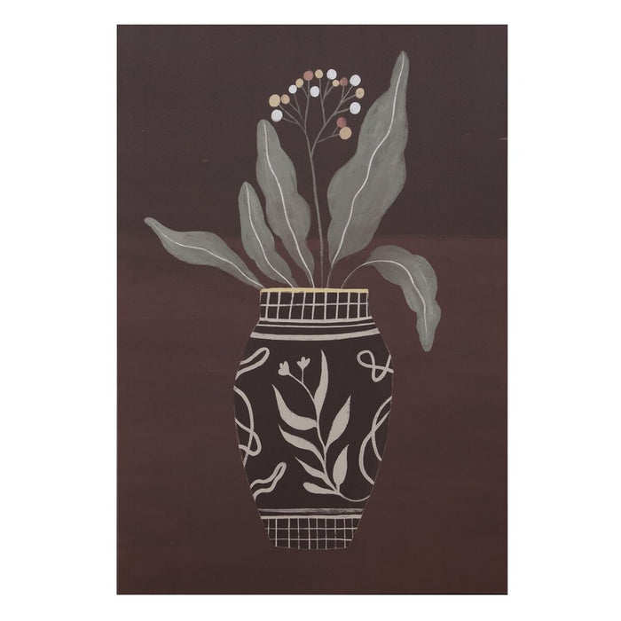 Pânză 80 x 3,8 x 120 cm Vază Květiny