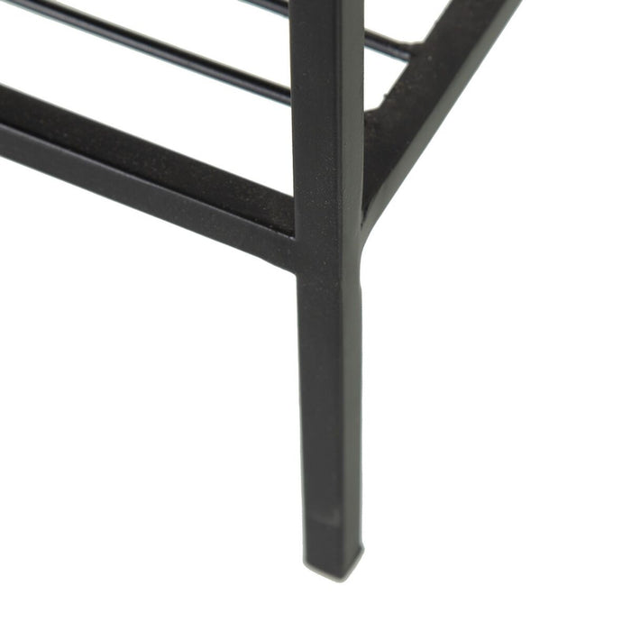 Coș de Bucătărie 67 x 40 x 70 cm Geam Negru Metal