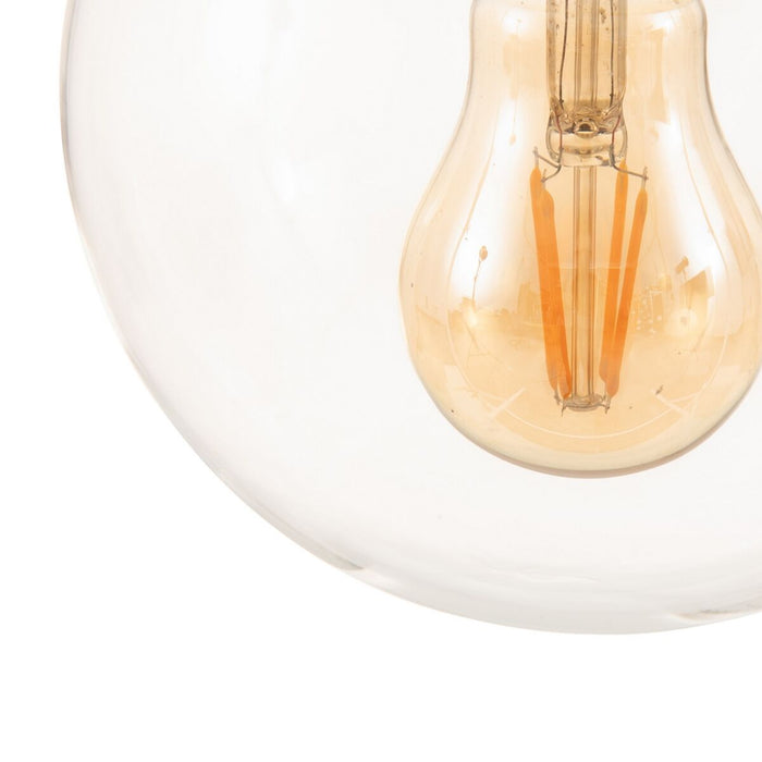 Lustră 40 x 40 x 140 cm Geam Auriu* Metal