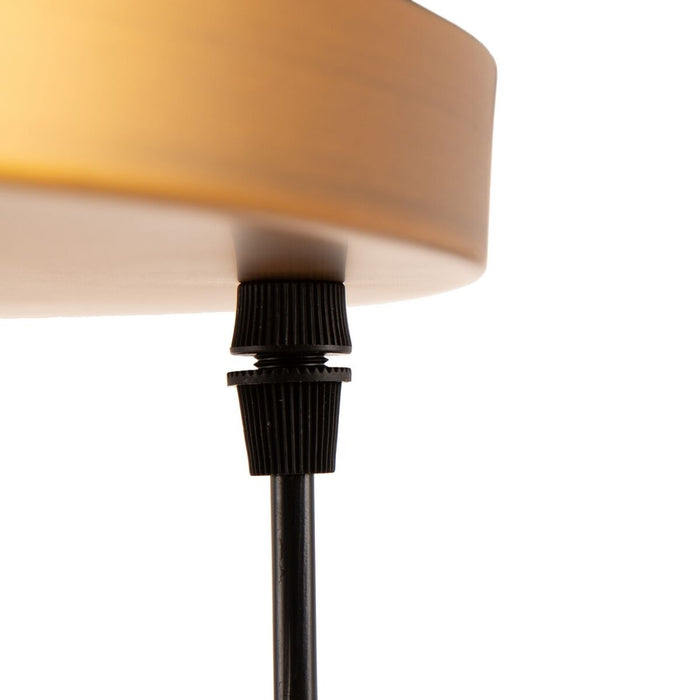 Lustră 40 x 40 x 140 cm Geam Auriu* Metal