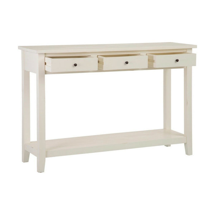 Mobilier pentru Hol LUANCO 136 x 40 x 90 cm lemn mindi Alb
